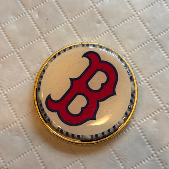Vintage MLB Boston Red Sox Baseball Logo Two Sided Collectible - Picture 8 of 9